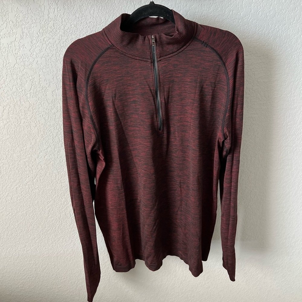 Lululemon maroon half zip